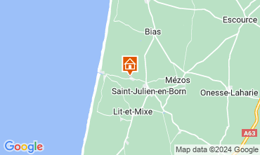 Map Saint-Julien-en-Born Mobile home 121697