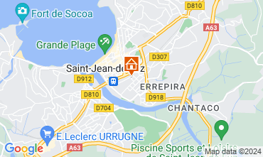 Map Saint Jean de Luz One-room apartment 88053