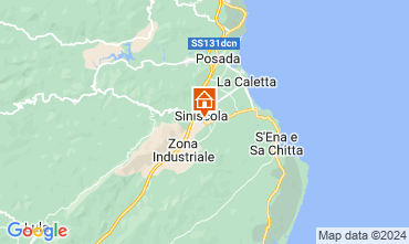 Map Siniscola Apartment 125947