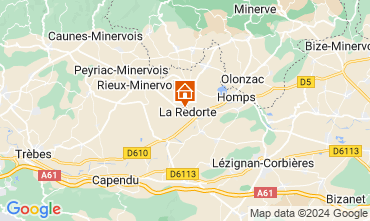 Map Carcassonne Apartment 124526
