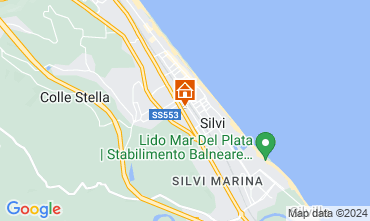 Map Silvi Marina Apartment 81417