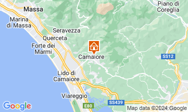 Map Camaiore Apartment 109015