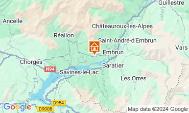 Map Embrun Chalet 118898