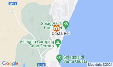 Map Costa Rei Villa 127126