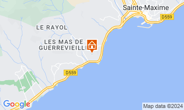 Map Sainte Maxime Apartment 120364