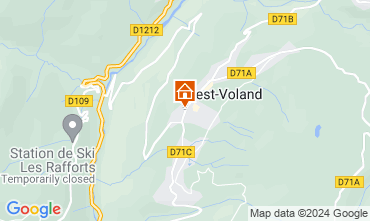 Map Crest Voland Cohennoz Apartment 61386