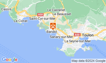 Map Bandol One-room apartment 120058