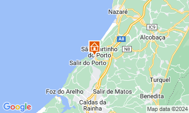 Map So Martinho do Porto Apartment 17185