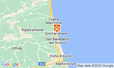 Map Grottammare Apartment 83988