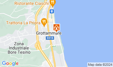 Map Grottammare Apartment 83988