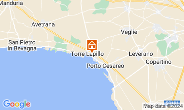 Map Porto Cesareo Apartment 111282