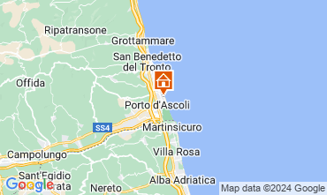 Map San Benedetto del Tronto Apartment 126769