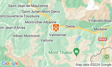 Map Valmeinier Chalet 3441