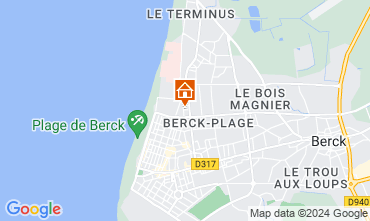 Map Berck-Plage Apartment 127430