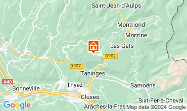 Map Praz de Lys Sommand Apartment 111098