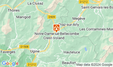 Map Notre Dame de Bellecombe Apartment 107301