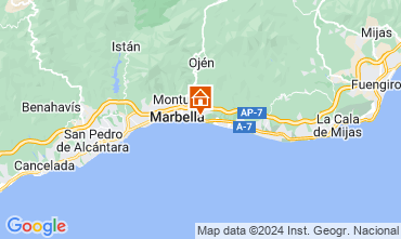 Map Marbella Villa 111253