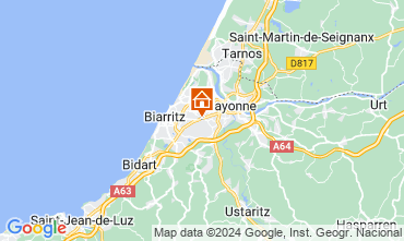 Map Biarritz Apartment 97209