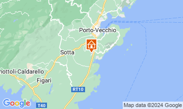 Map Porto Vecchio Apartment 94462