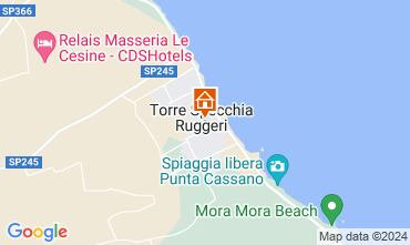 Map Torre Specchia - Melendugno Villa 79005