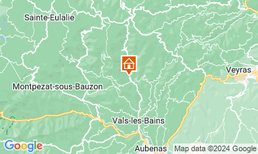 Map Antraigues sur Volane House 121595