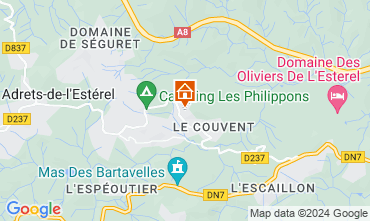 Map Les Adrets-de-l'Estrel Vacation rental 73472