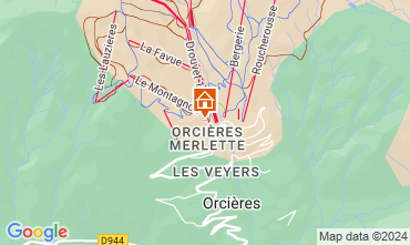 Map Orcires Merlette Apartment 120576