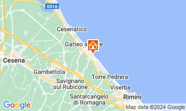 Map Bellaria Igea Marina Apartment 124934