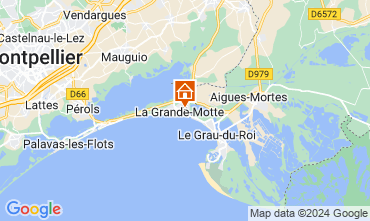 Map La Grande Motte Villa 120749