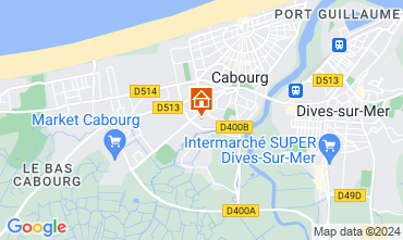 Map Cabourg Apartment 113080