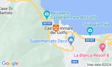 Map Castellammare del Golfo Apartment 116208