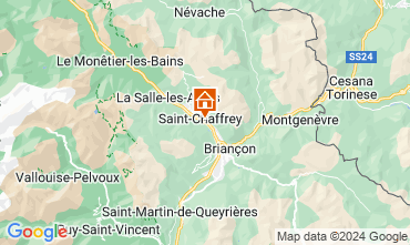 Map Serre Chevalier Chalet 116790