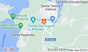 Map Santa Teresa di Gallura Apartment 115229