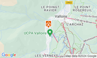 Map Valloire Vacation rental 108351