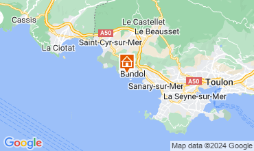 Map Bandol Apartment 8635