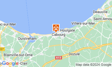 Map Cabourg Apartment 116171