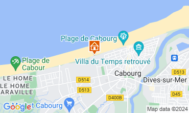 Map Cabourg Apartment 116171