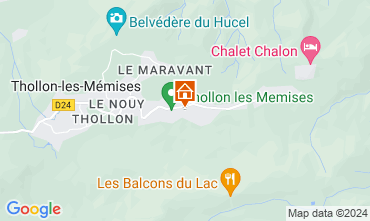 Map Thollon Les Mmises Apartment 74513