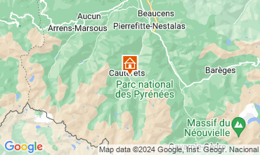 Map Cauterets Apartment 117216