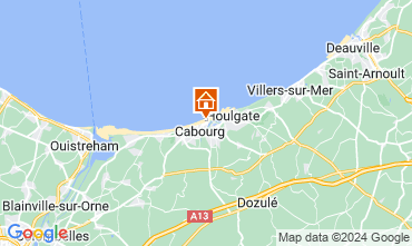 Map Cabourg Apartment 10782