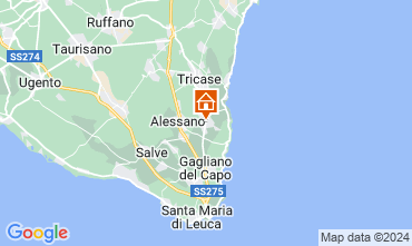 Map Santa Maria di Leuca Apartment 118250