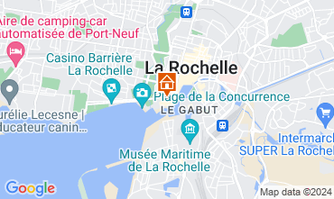 Map La Rochelle One-room apartment 109211