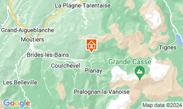 Map Champagny en Vanoise Apartment 117401