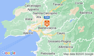 Map Bastelicaccia Apartment 127787