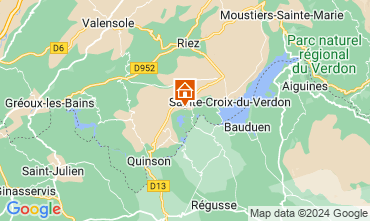 Map Sainte-Croix-du-Verdon Apartment 83052