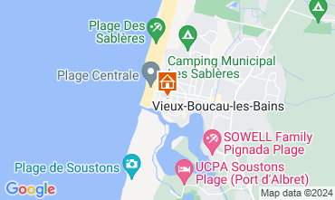 Map Vieux Boucau Apartment 10054