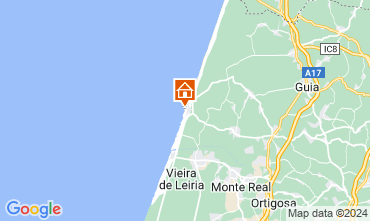 Map Praia do Pedrogo Bed and breakfast 46546