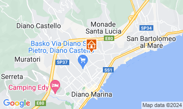 Map Diano Marina Apartment 117571