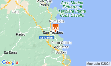 Map San Teodoro Villa 127857