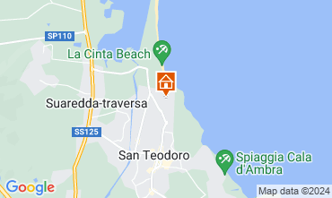 Map San Teodoro Apartment 77670